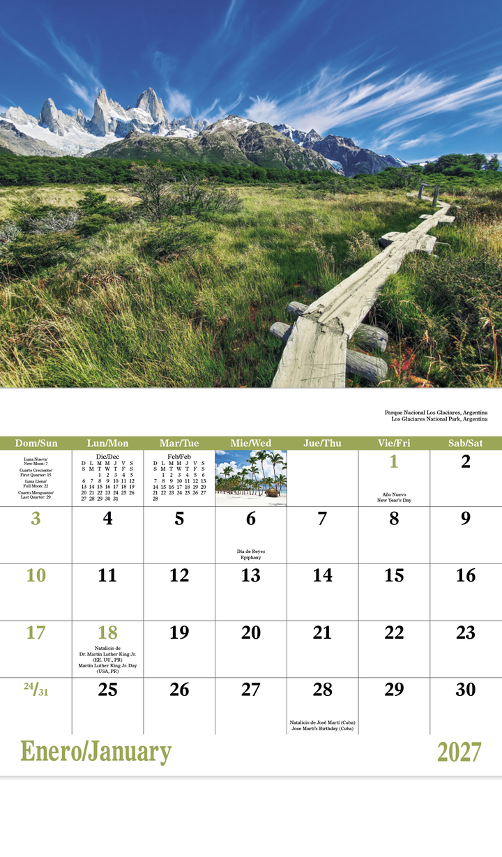 Good Value™ Latinoamerica en Paisajes - Stapled Calendar