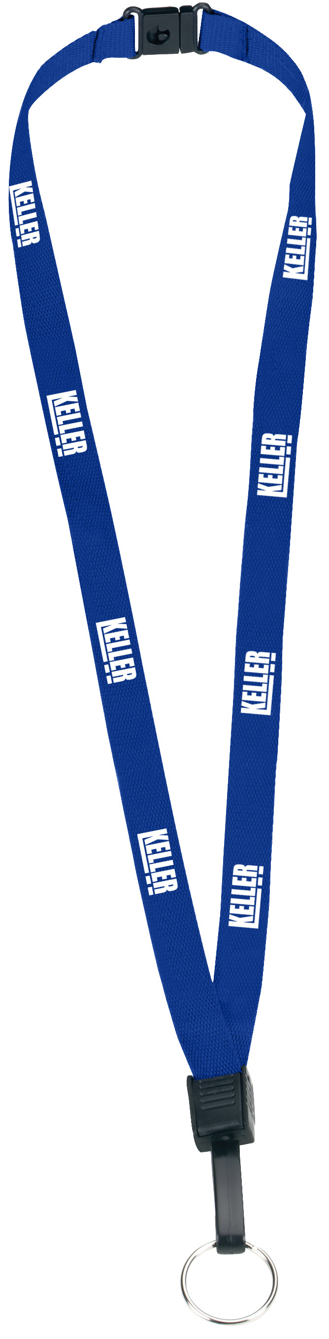 1/2" Breakaway Lanyard with Key Ring