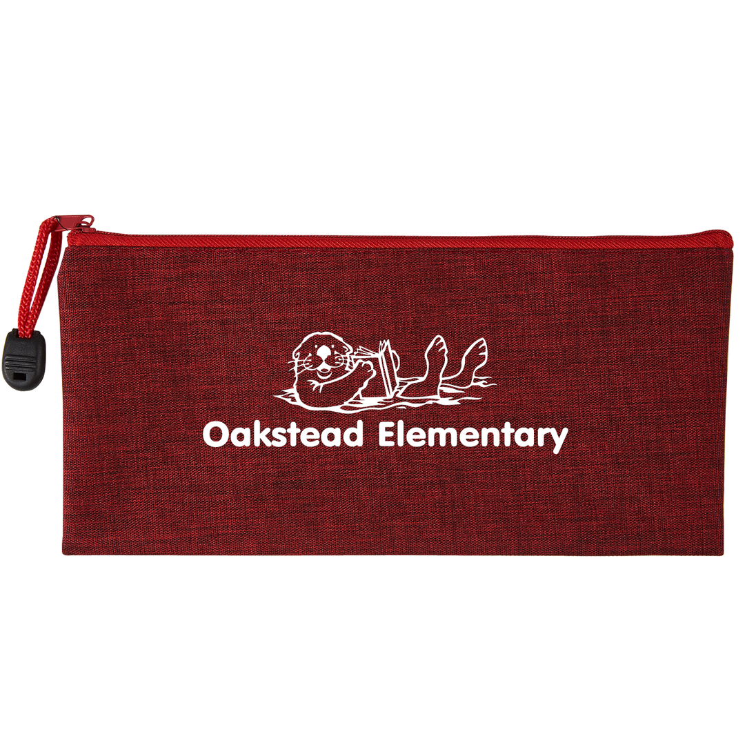 Heathered School Pouch