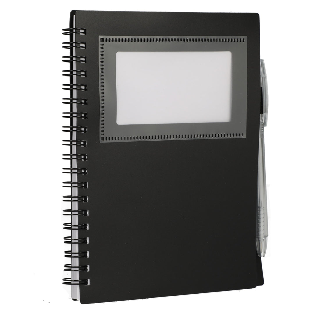 FSC® Recycled 5" x 7" Star Spiral Notebook with Pe
