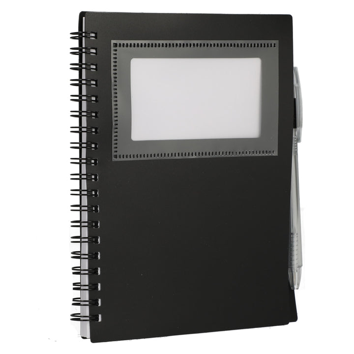 FSC® Recycled 5" x 7" Star Spiral Notebook with Pe