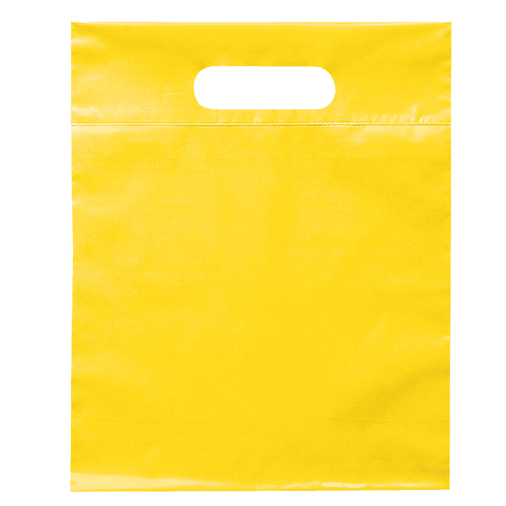 Die Cut Handle Bag - 9 1/2W x 12H - Flexo Ink Print