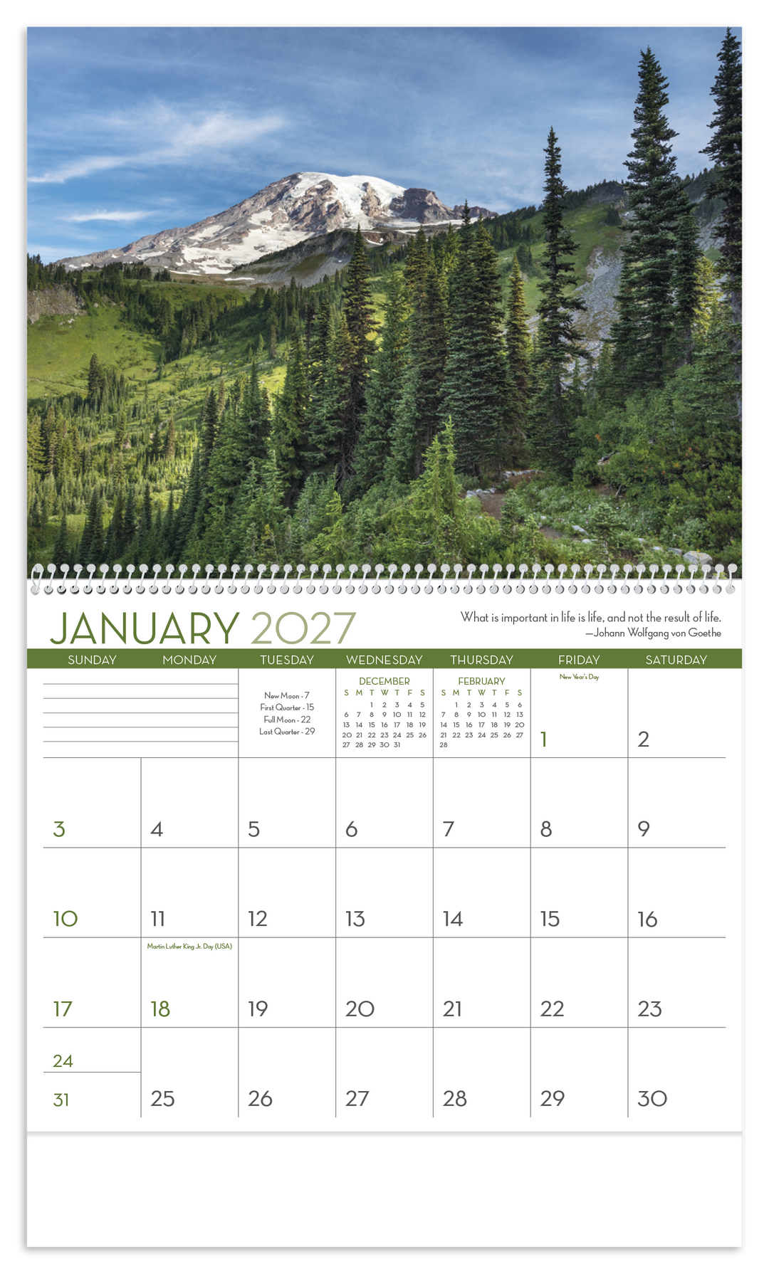 Triumph® Calendars Scenic Inspirations Calendar