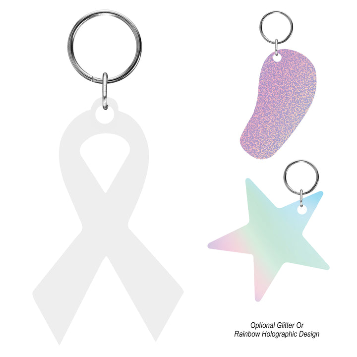 Acrylic Key Tag - Custom Shape 5"