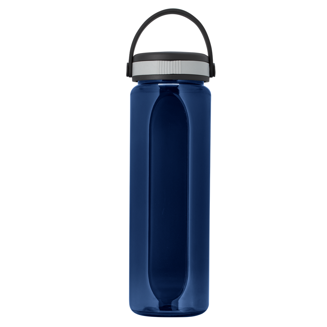 Boss Embossed RPET Bottle with Grip Lid - 26 oz.