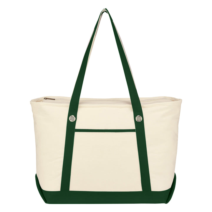 Large 12 Oz. Cotton Canvas Sailing Tote Bag