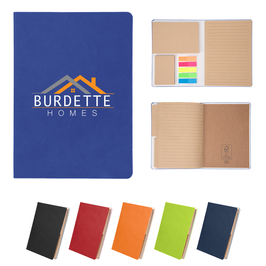 Theo Notebook with Kraft Paper and Sticky Notes