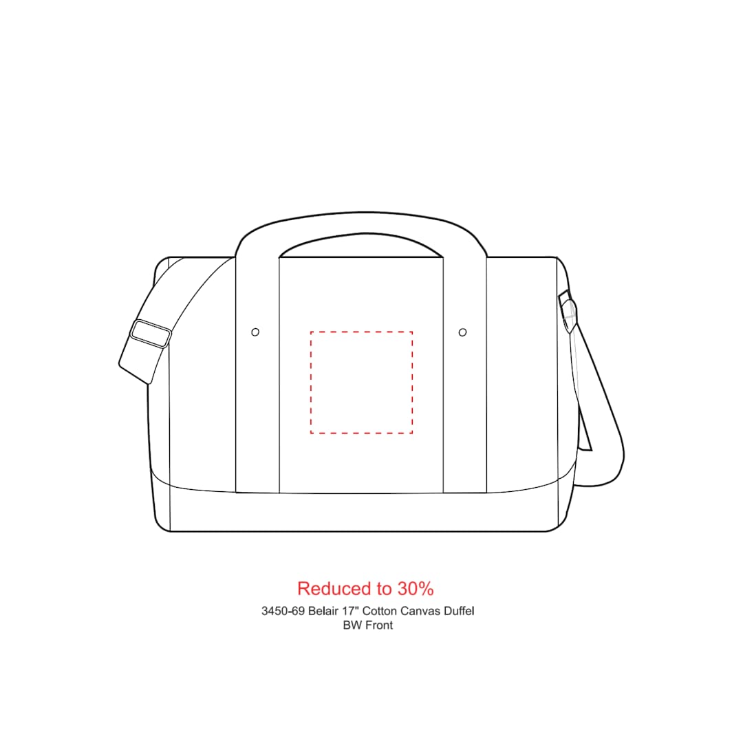 Belair 17" Cotton Canvas Duffel