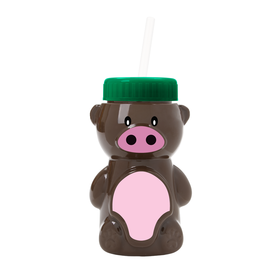 Cubbie RPET Bottle with Straw Lid - 20 oz.