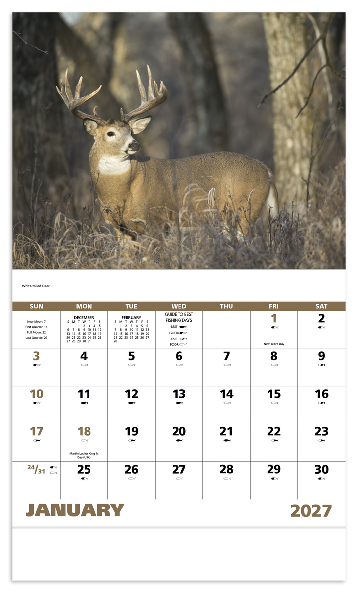 Good Value™ Wildlife Portraits - Stapled Calendar