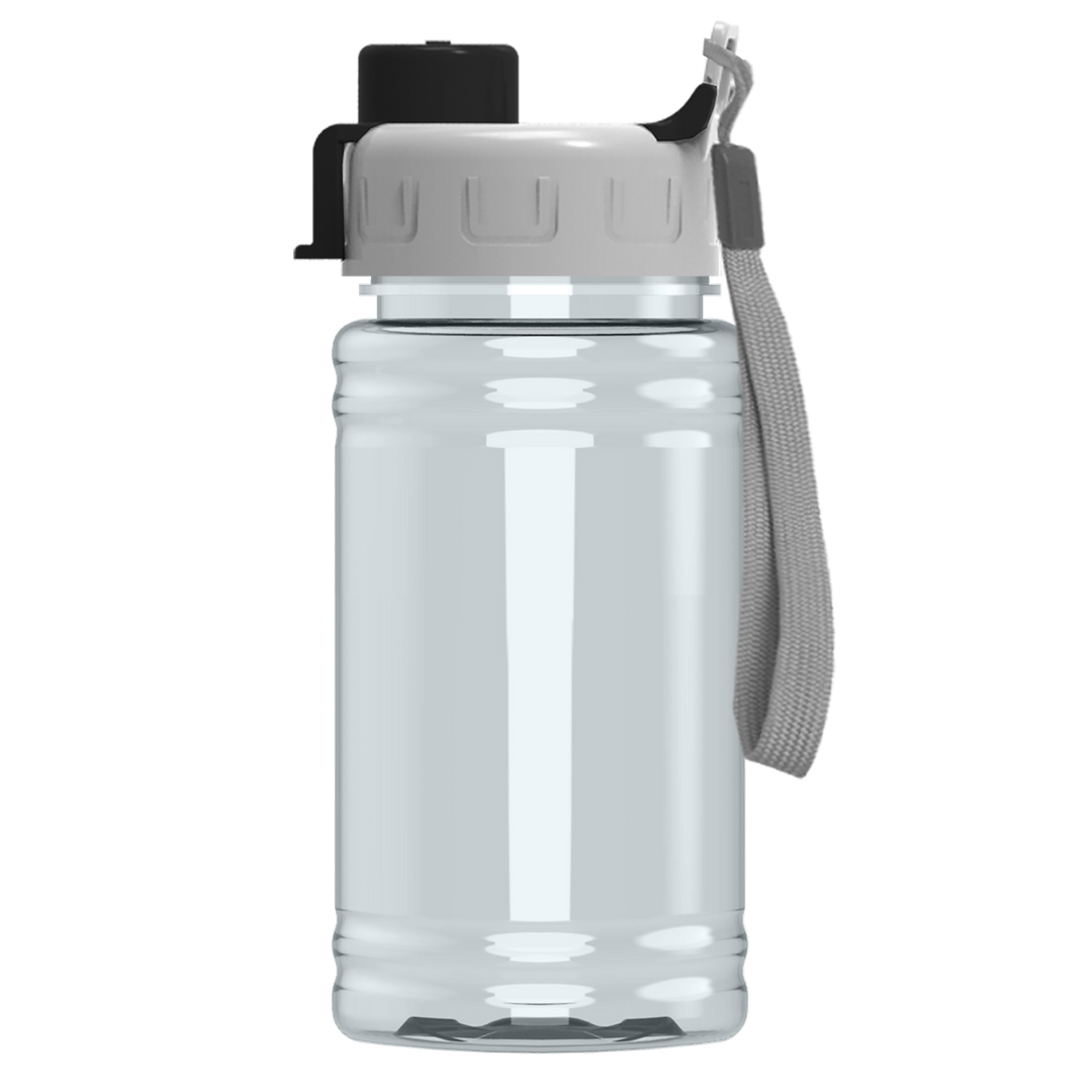 Mini RPET Bottle with Quick-Snap Lid - 16 oz.