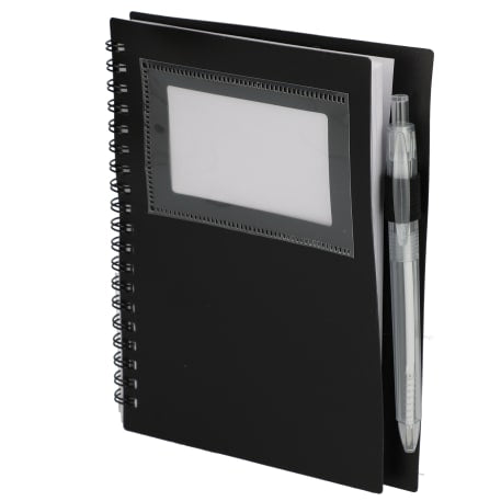 FSC® Recycled 5" x 7" Star Spiral Notebook with Pe