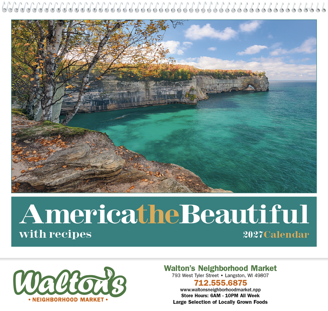 Triumph® Calendars America the Beautiful with Recipes Calendar
