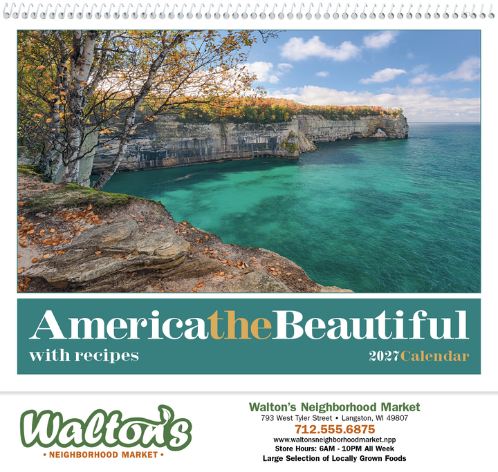 Triumph® Calendars America the Beautiful with Recipes Calendar