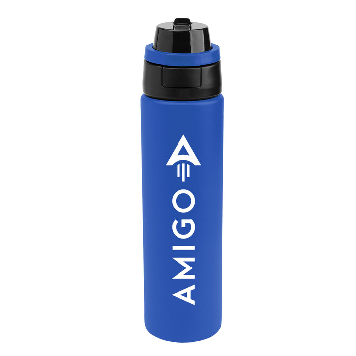 24 Oz. Pop Sip & Chug Recycled Stainless Steel Bottle