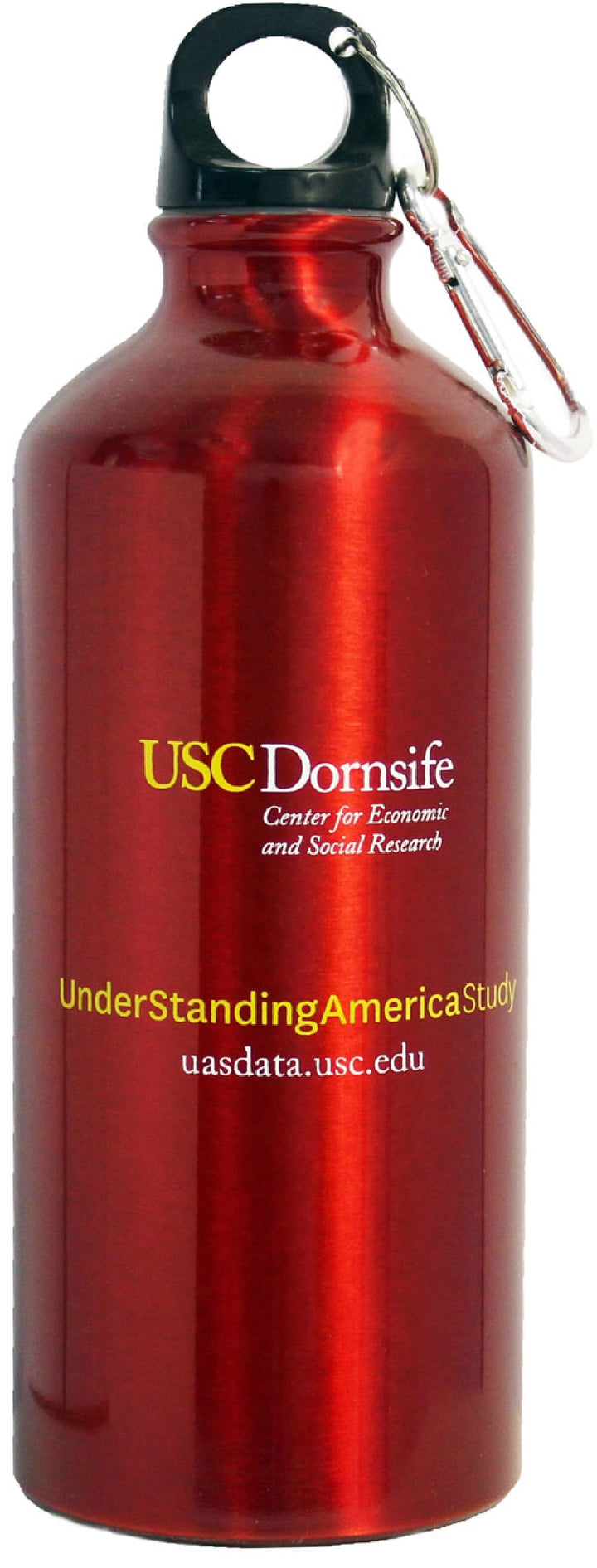 22 Oz. Aluminum Water Bottle w/Carabiner