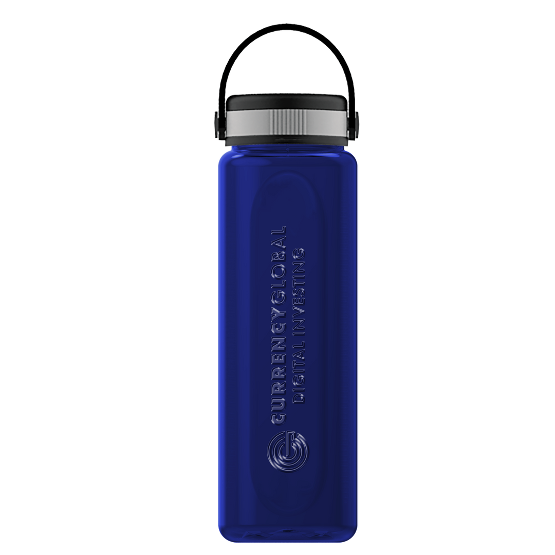 Boss Embossed RPET Bottle with Grip Lid - 26 oz.