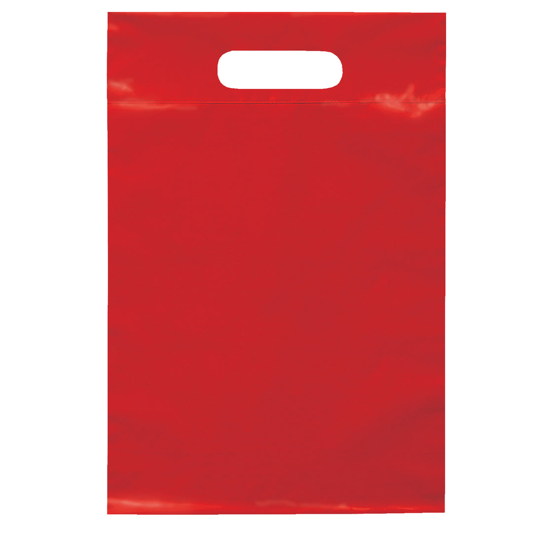 Die Cut Handle Bag - 9 1/2W x 14H - Flexo Ink Print