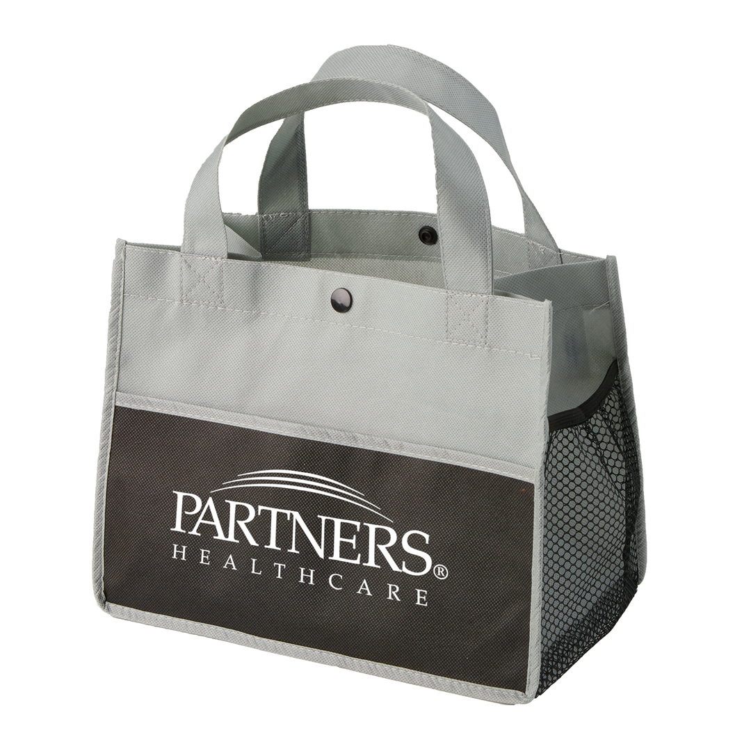 Mini Snap Non-Woven Lunch Tote Bag