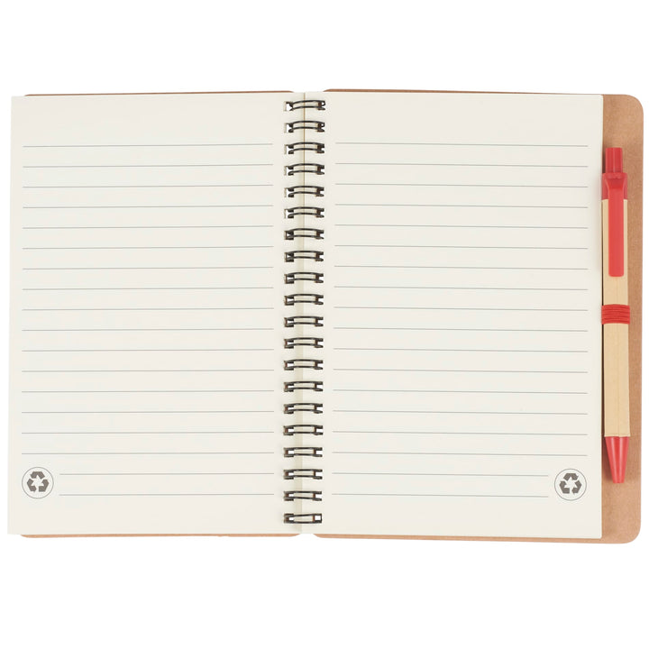 FSC® Mix 5" x 7" Eco Spiral Notebook with Pen