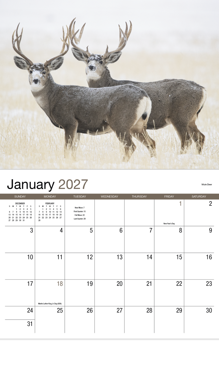 HotLine® Products Wildlife Appointment Calendar - Stapled