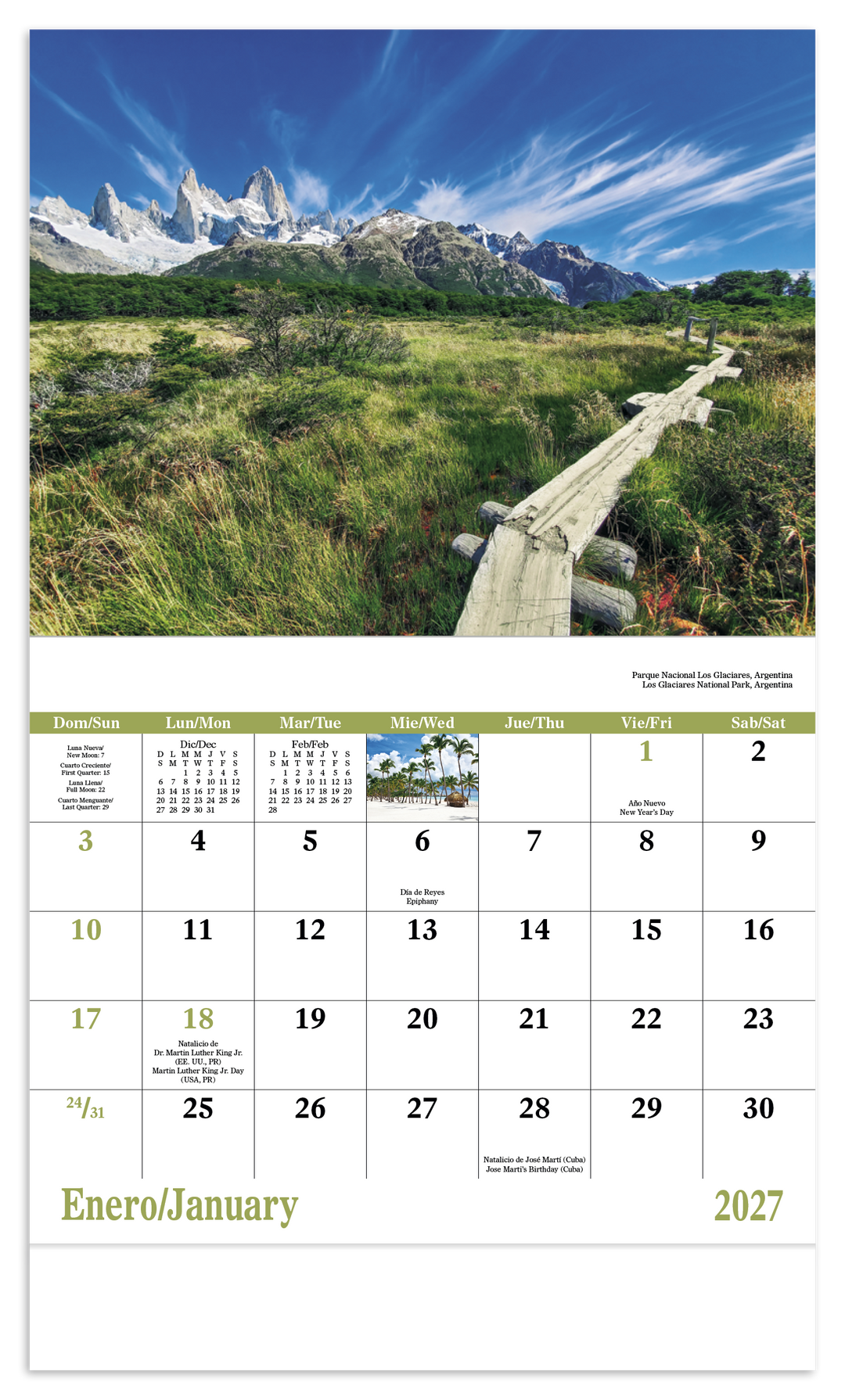 Good Value™ Latinoamerica en Paisajes - Stapled Calendar