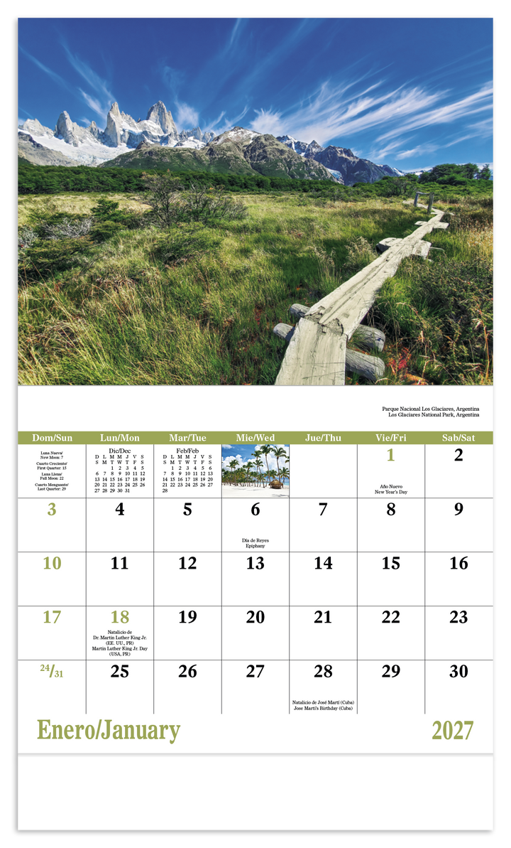 Good Value™ Latinoamerica en Paisajes - Stapled Calendar