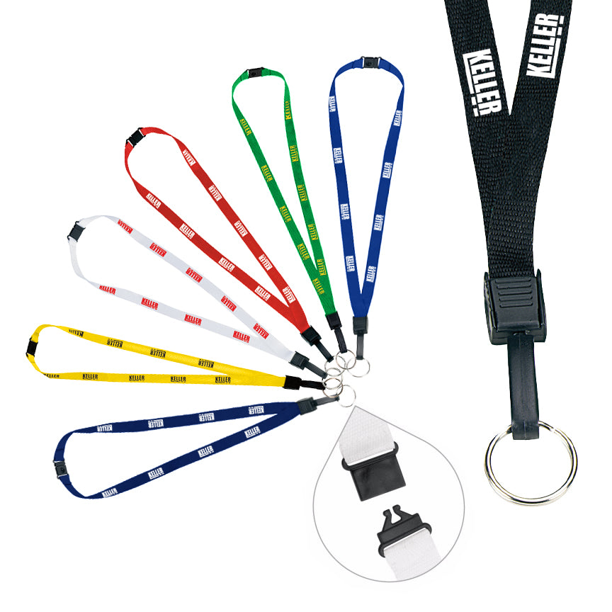 1/2" Breakaway Lanyard with Key Ring