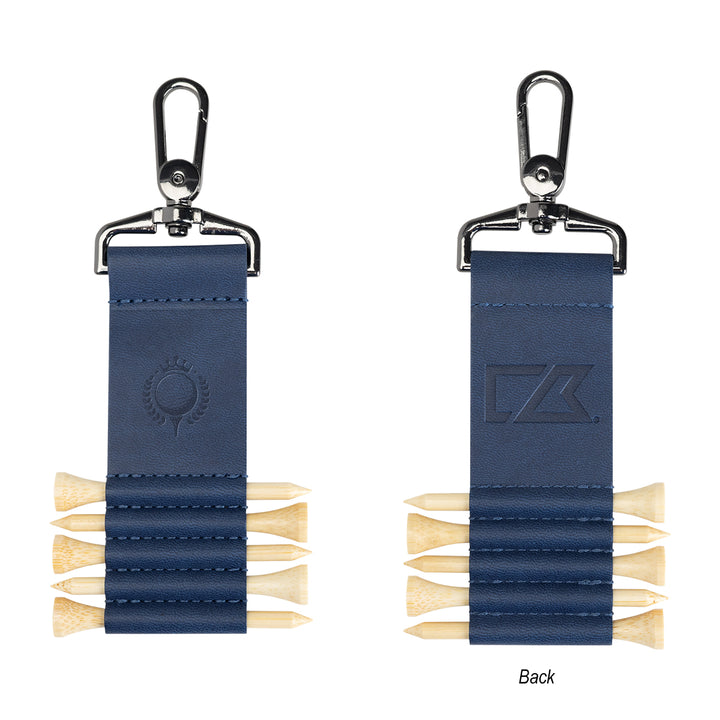Cutter & Buck® rPET And Bamboo Golf Tee Set Keychain