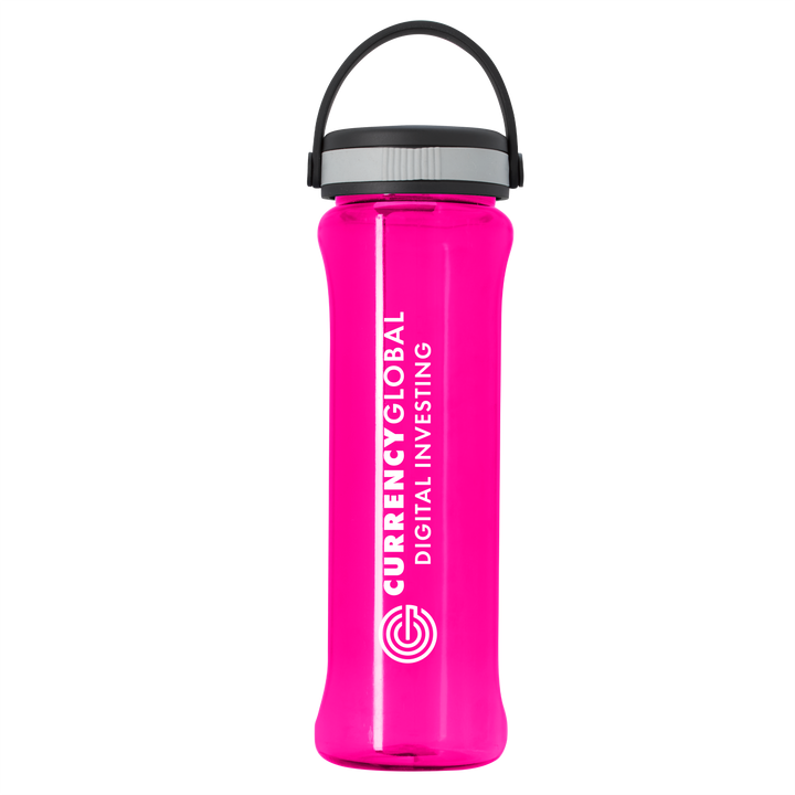 Boss Embossed RPET Bottle with Grip Lid - 26 oz.