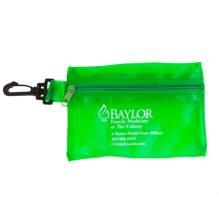 Zippered Pouch w/ Hook Clip
