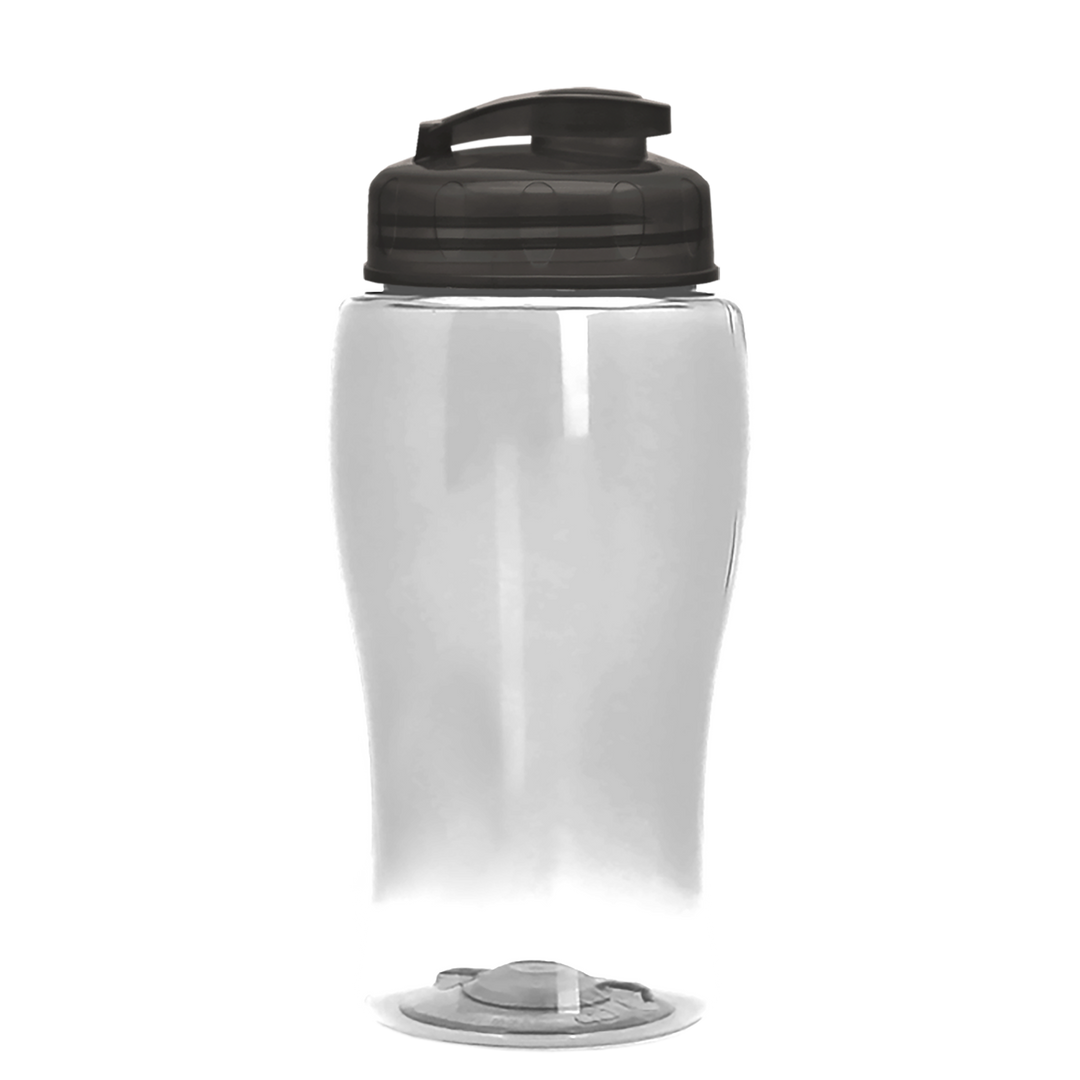 Poly-Pure Jr. - 18 oz. Transparent Bottle with USA Flip