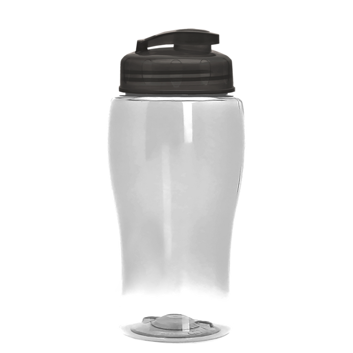 Poly-Pure Jr. - 18 oz. Transparent Bottle with USA Flip