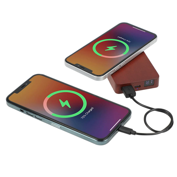 FSC® 100% Wood MagClick™ Fast Wireless Power Bank