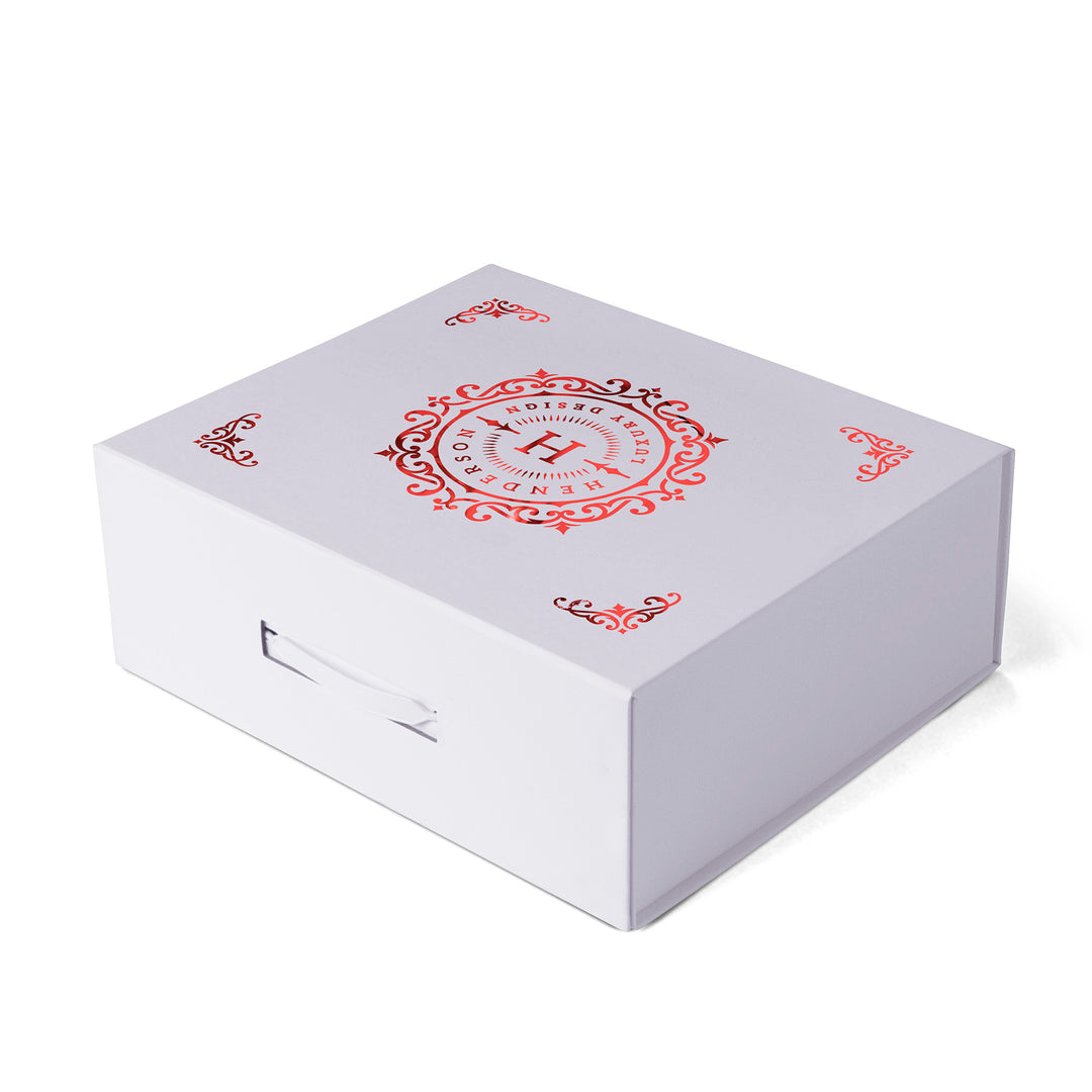 Shelly - Magnetic Gift Box with Handle - Foil Print