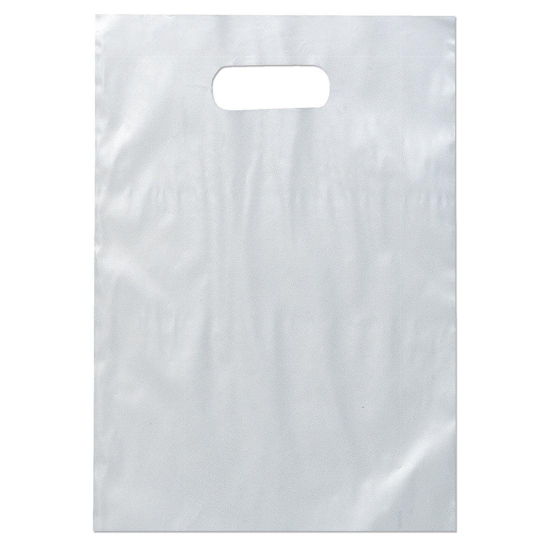 Aster™- Frosted Brite Die Cut Handle - Flexo Ink Print