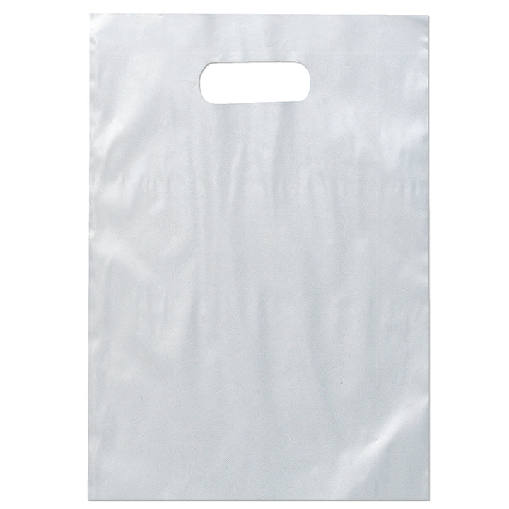 Aster™- Frosted Brite Die Cut Handle - Flexo Ink Print