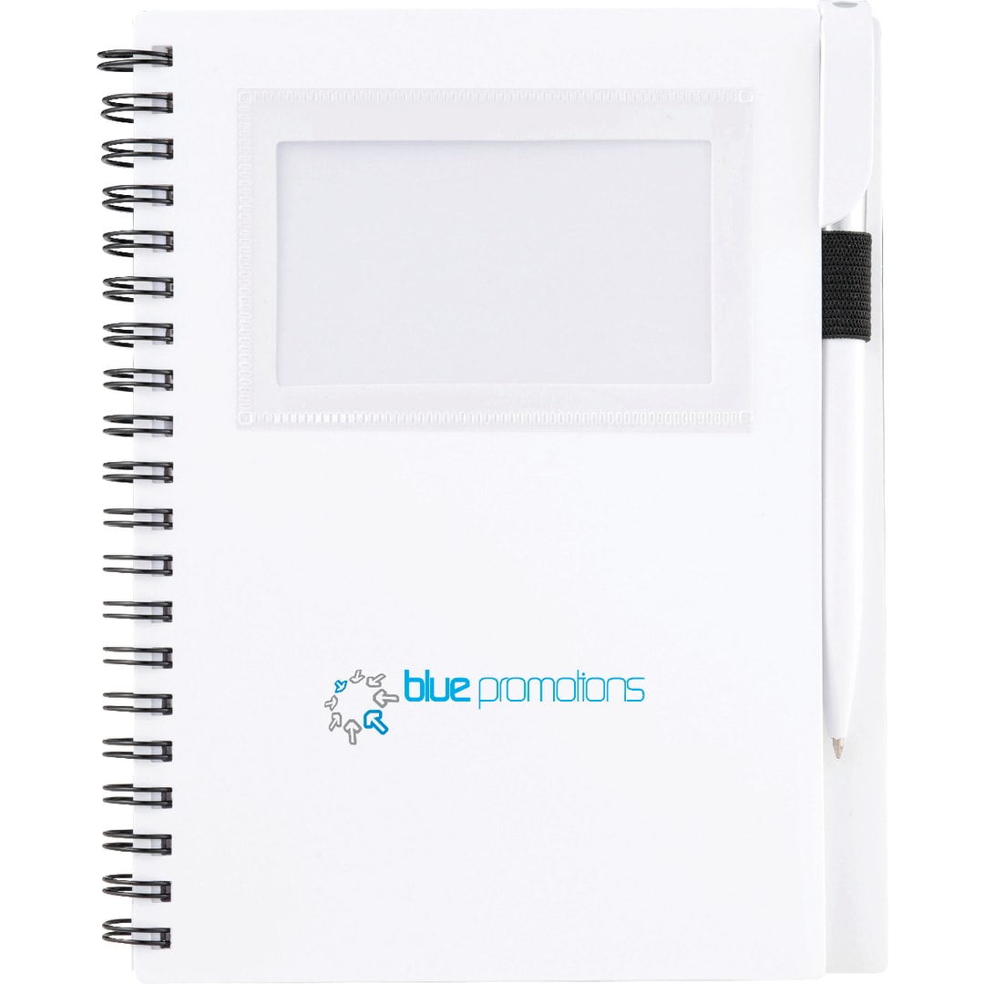 FSC® Mix 5.5" x 7" Star Spiral Notebook with Pen