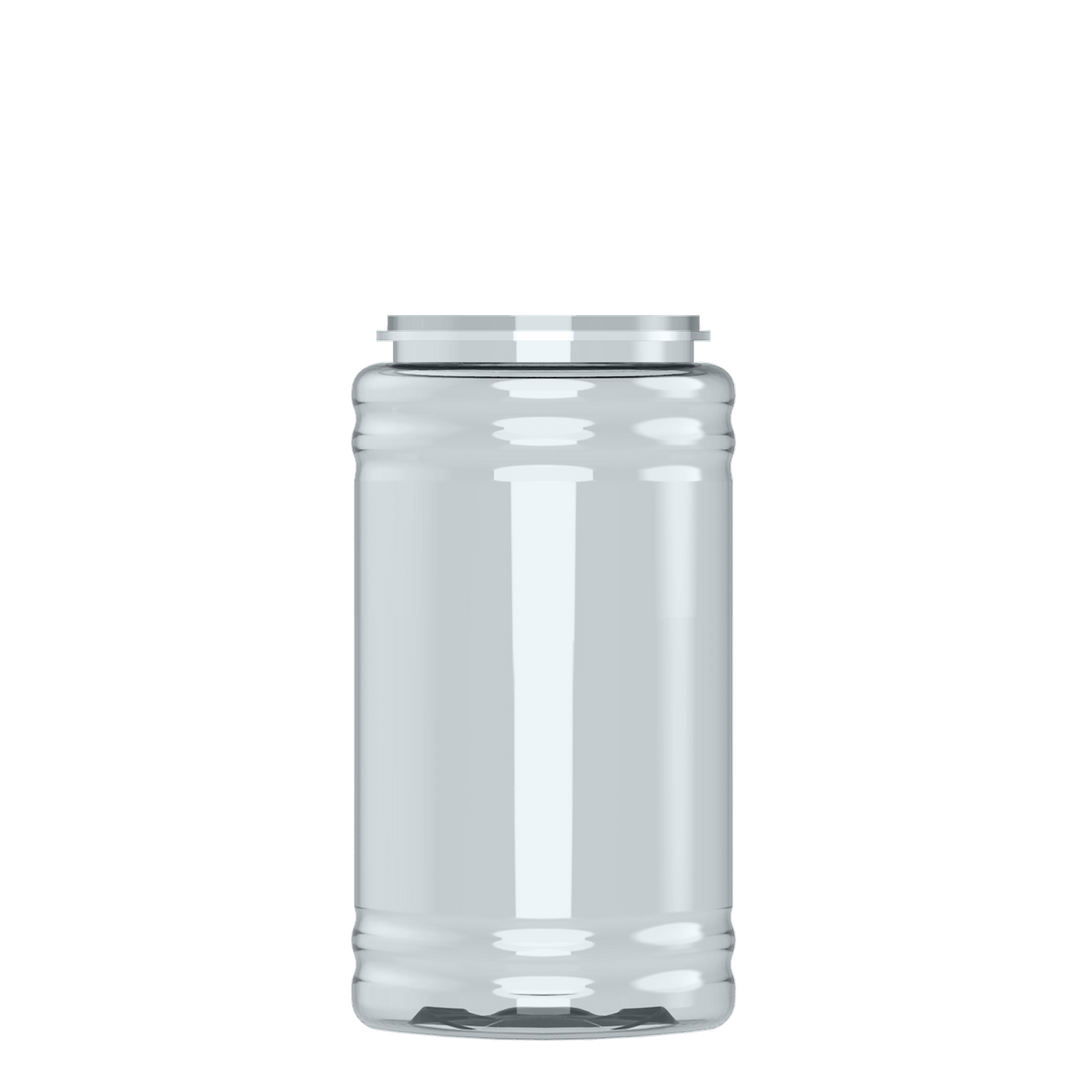 Mini RPET Bottle with Pop-Up Lid - 16 oz.