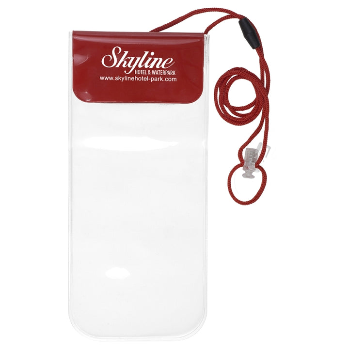 "Truckee" Clear Touch Through Water-Resistant Cell Phone and Accessories Carrying Case