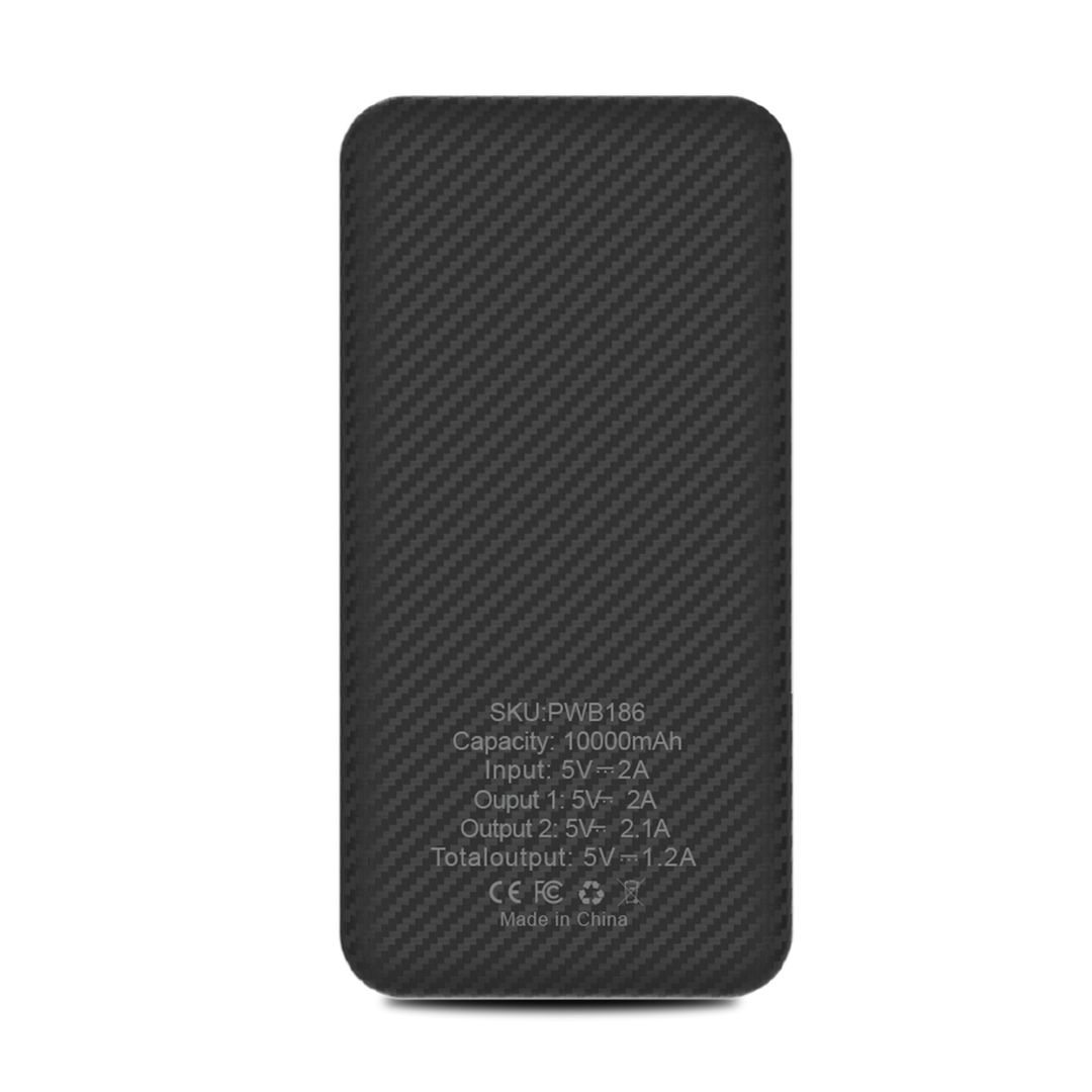 The Hegewisch Carbon Fiber 10000mAh Power Bank