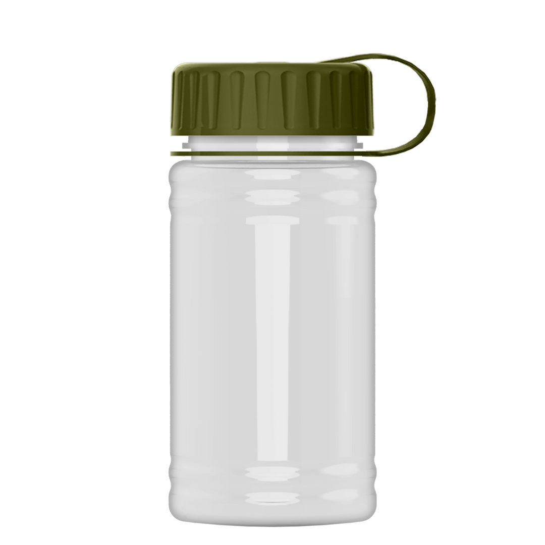 Mini RPET Bottle with Tethered Lid - 16 oz.