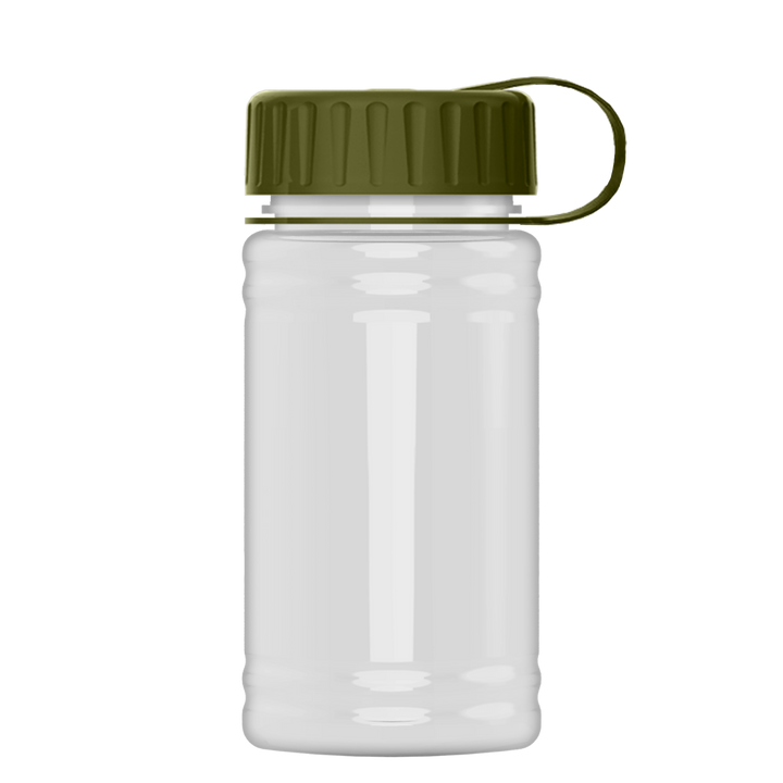 Mini RPET Bottle with Tethered Lid - 16 oz.