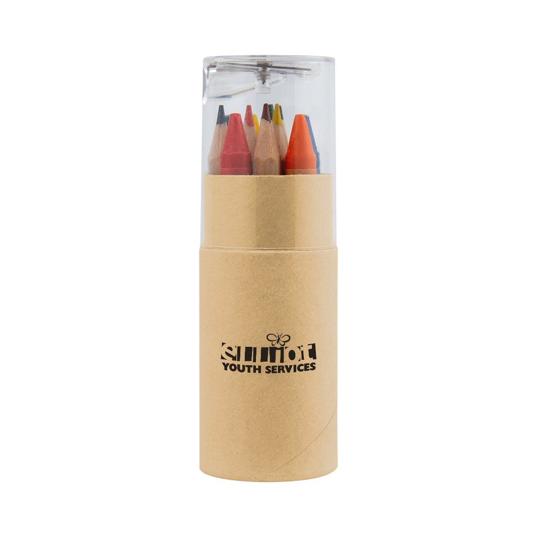 12 Piece Crayon And Pencil Set