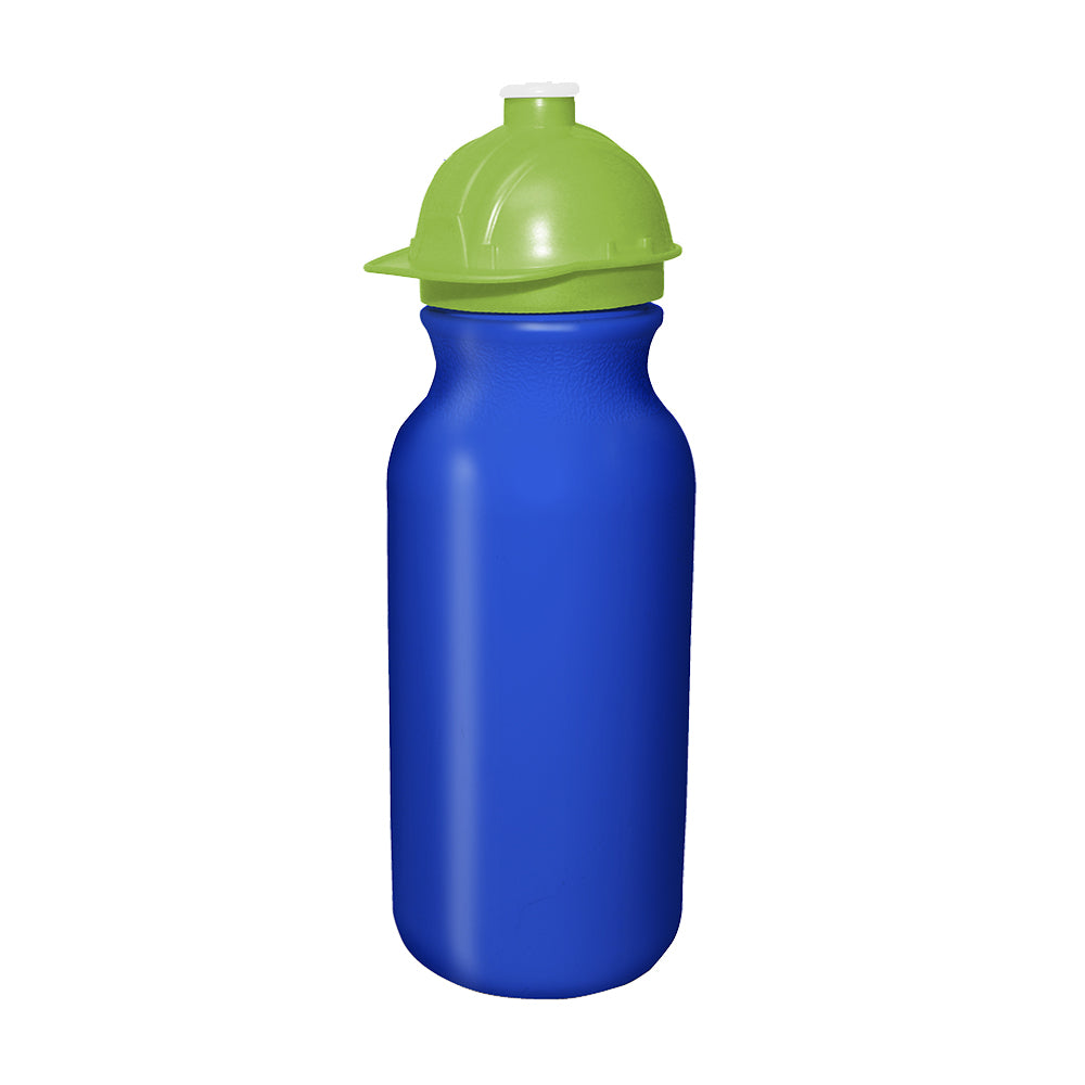 20 oz. Value Cycle Bottle w/ Safety Helmet Push 'n Pull Cap