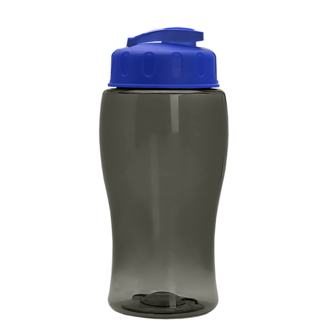 Poly-Pure Jr. - 18 oz. Transparent Bottle with USA Flip