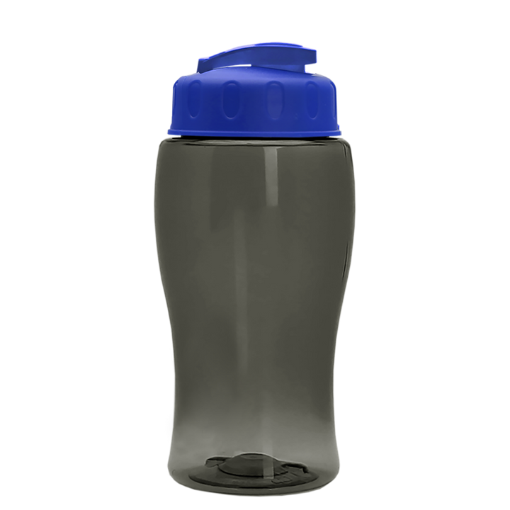 Poly-Pure Jr. - 18 oz. Transparent Bottle with USA Flip
