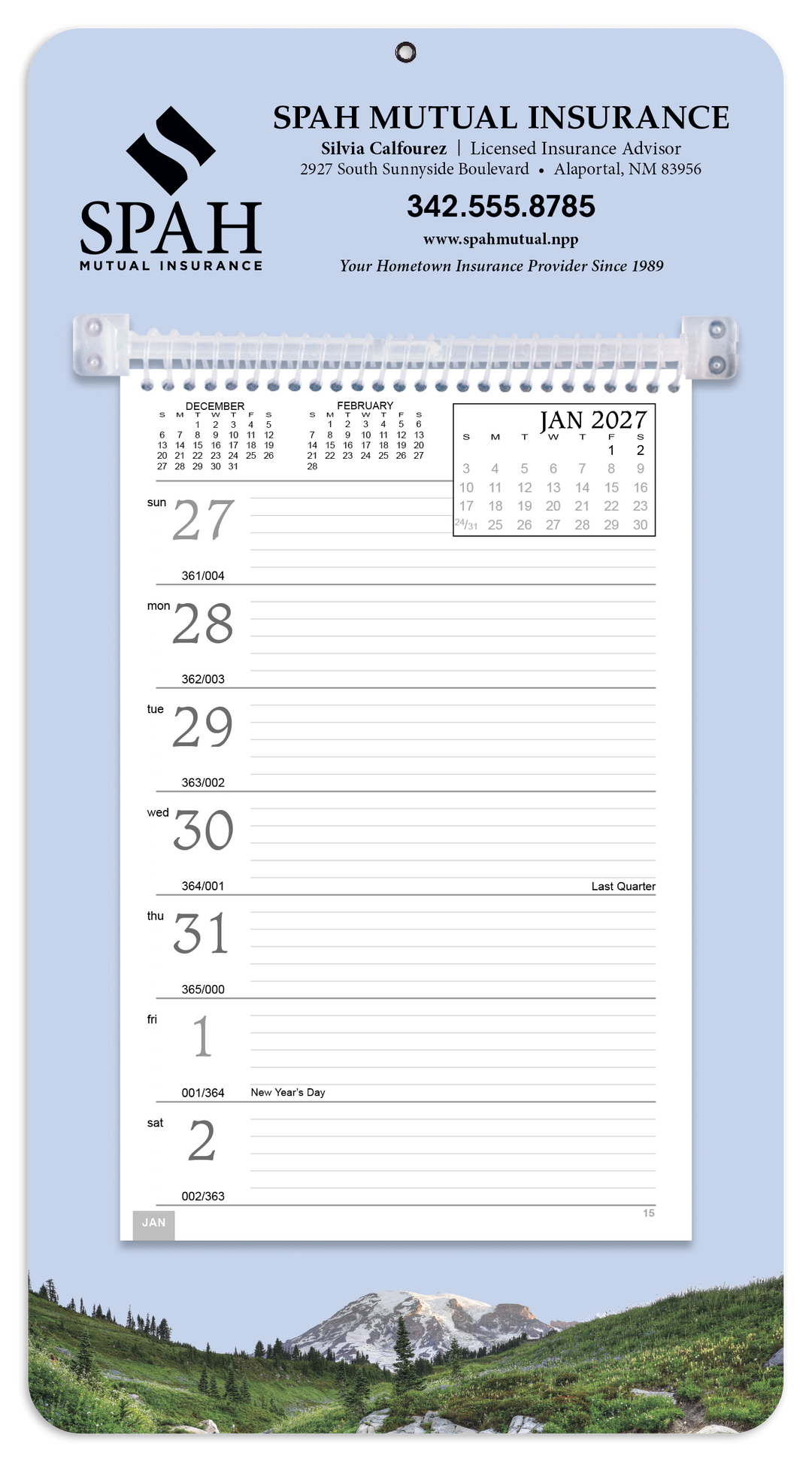 Triumph® Calendars Full-Color Weekly Memo Calendar
