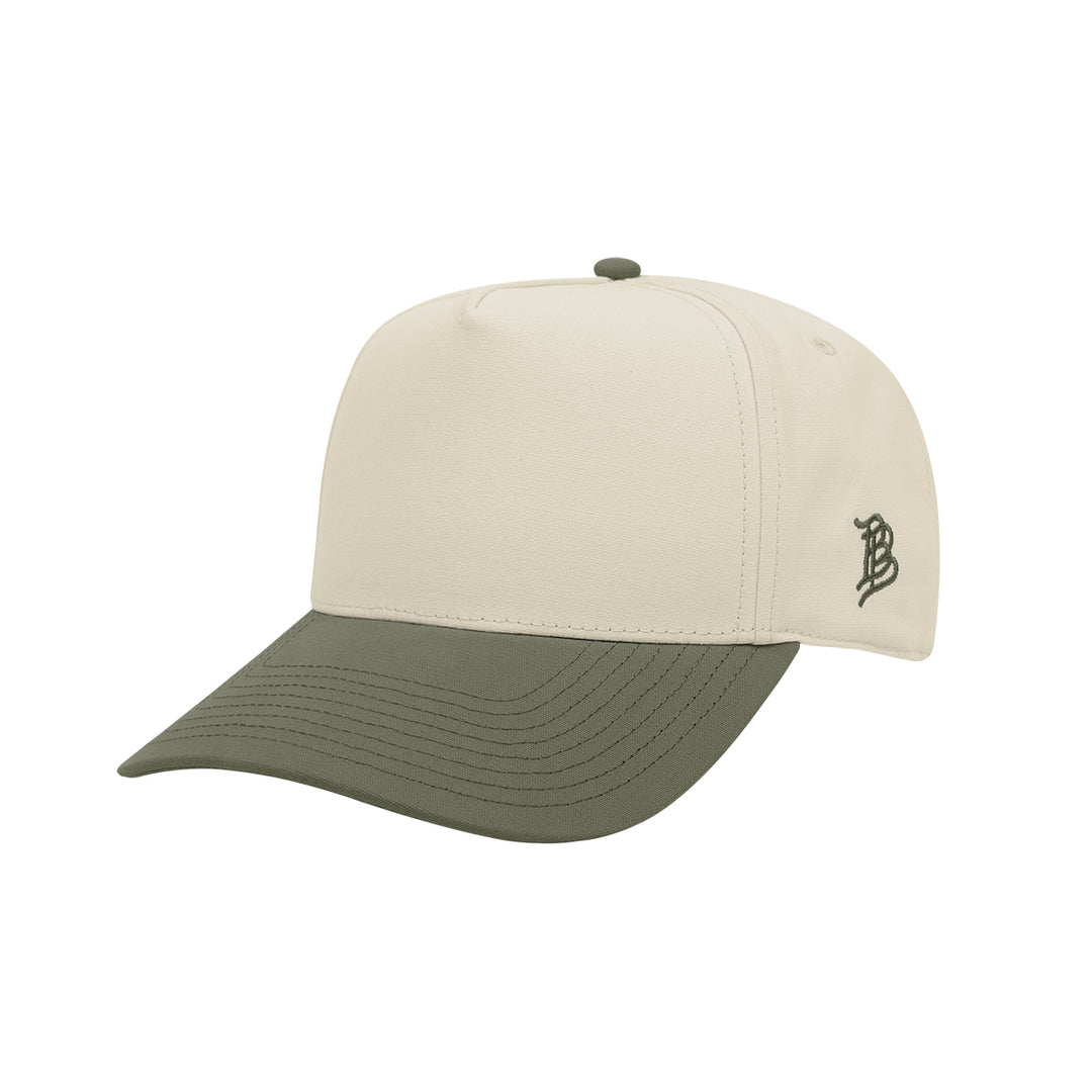 Branded Bills 33510 Bare Curved Two-Tone Canvas Cap