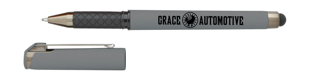 Good Value™ Cali Stylus Gunmetal Suede RABS Pen